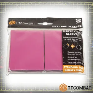 100 Standard Card Sleeves - Fuchsia