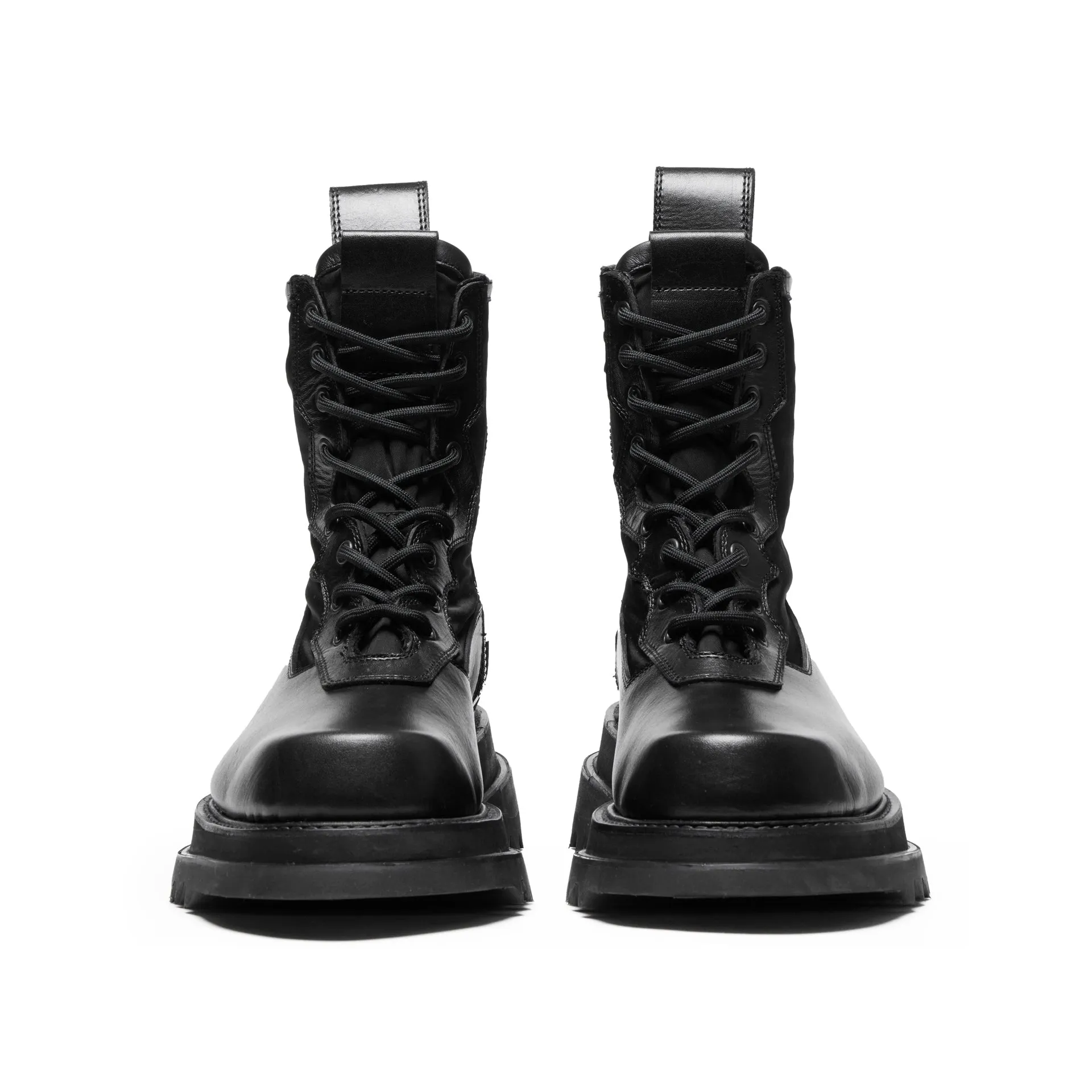 867FWM2 Black / Double-Sole Combat Boots