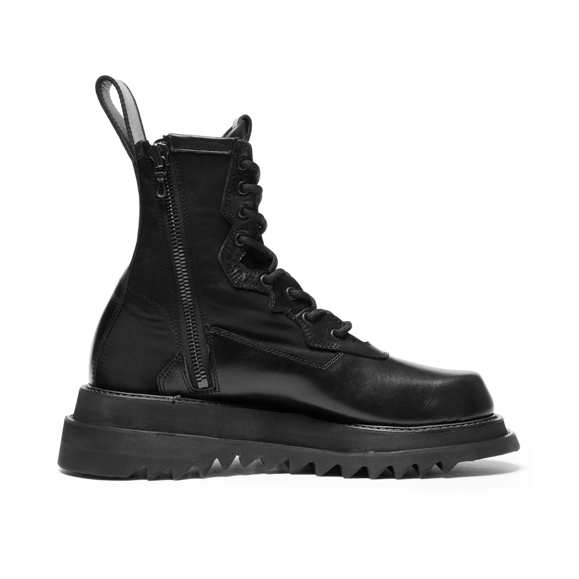 867FWM2 Black / Double-Sole Combat Boots