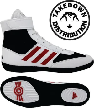 Adidas Shoe Wrestling Combat Speed 5  White -Black-Red