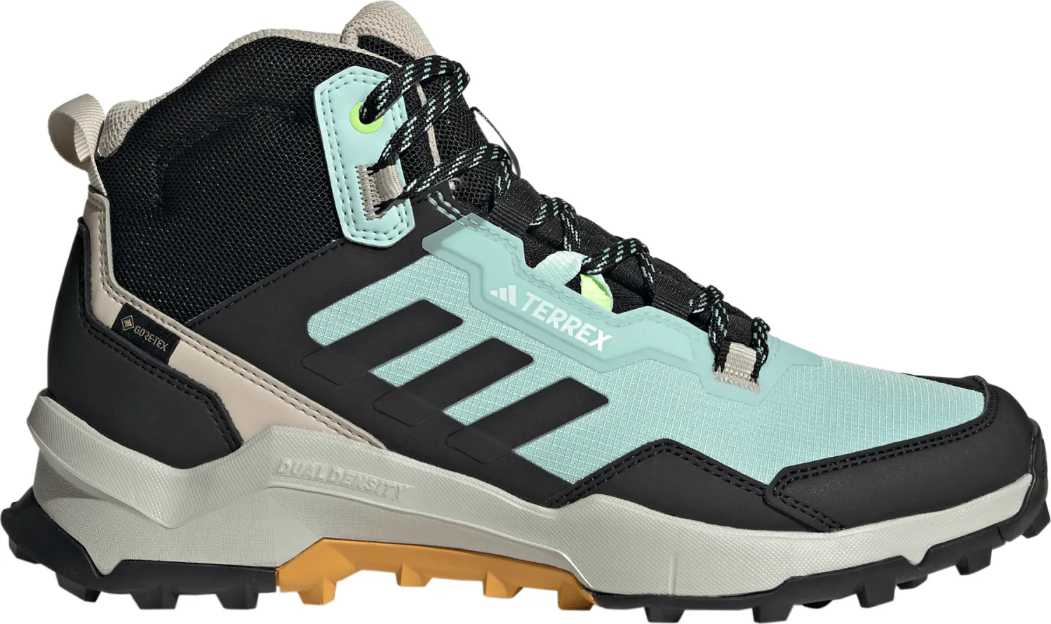 Adidas Women&#x27;s TERREX AX4 Mid GORE-TEX Hiking Shoes Seflaq/Cblack/Preyel | Buy Adidas Women&#x27;s TERREX AX4 Mid GORE-TEX Hiking Shoes Seflaq/Cblack/Preyel here | Outnorth