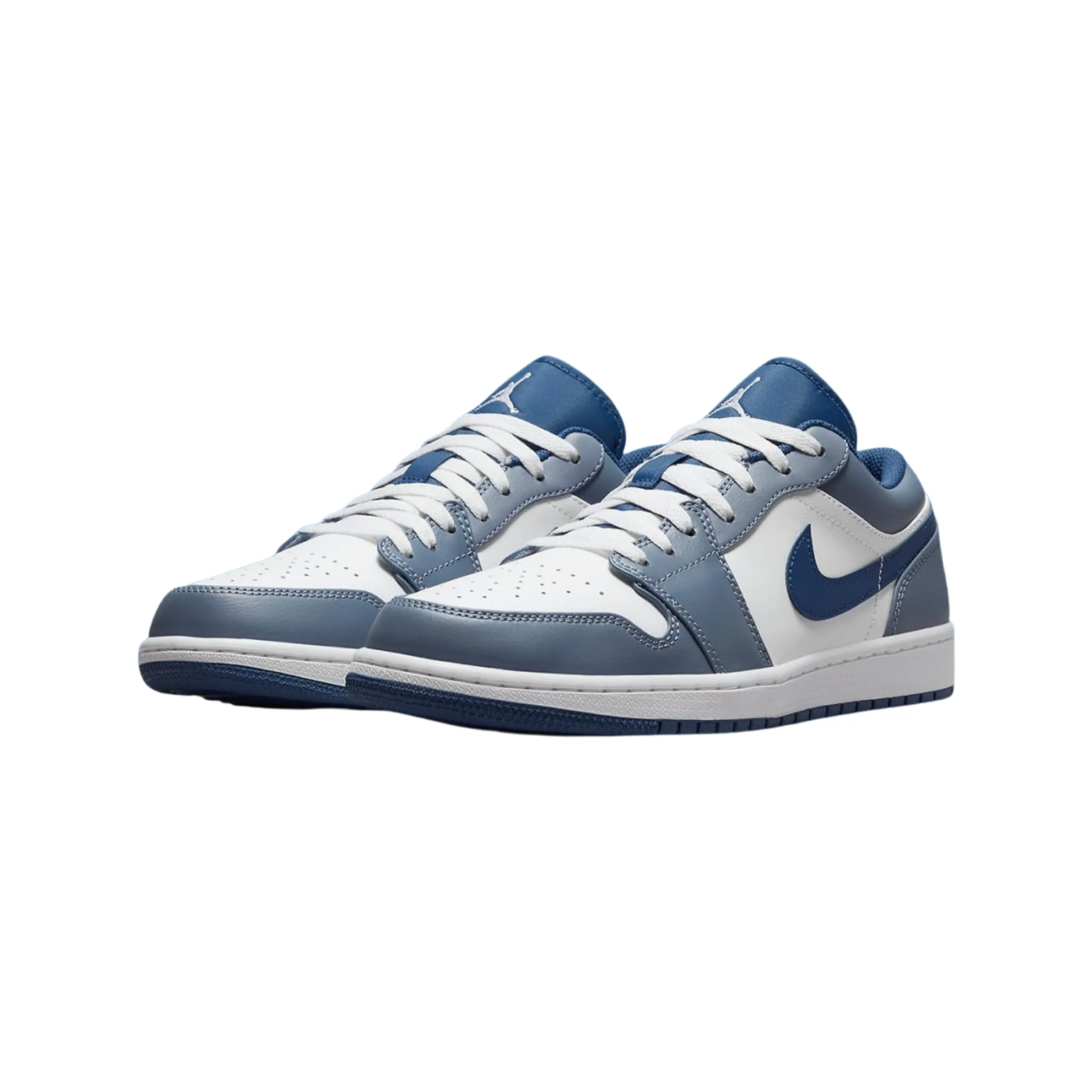 Air Jordan 1 Low GS Slate Blue Navy White