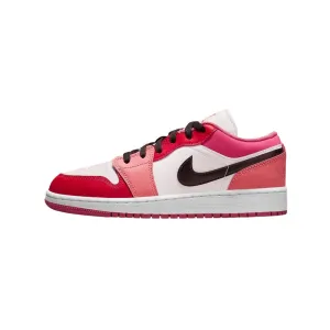 Air Jordan 1 Low GS White Pinksicle Pink Red White