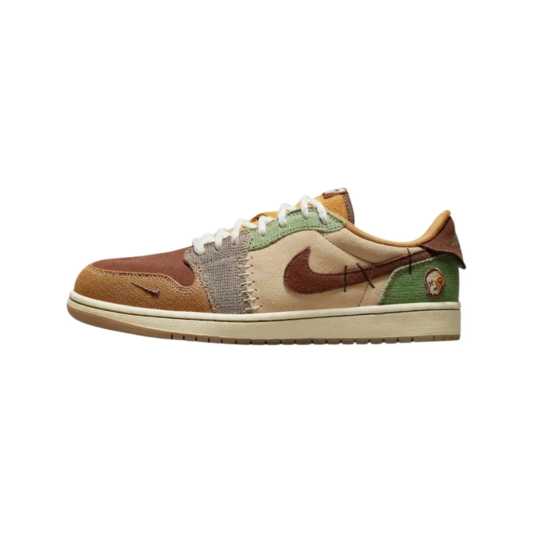 Air Jordan 1 Low OG Zion Williamson Voodoo Flax Muslin Fuana Brown