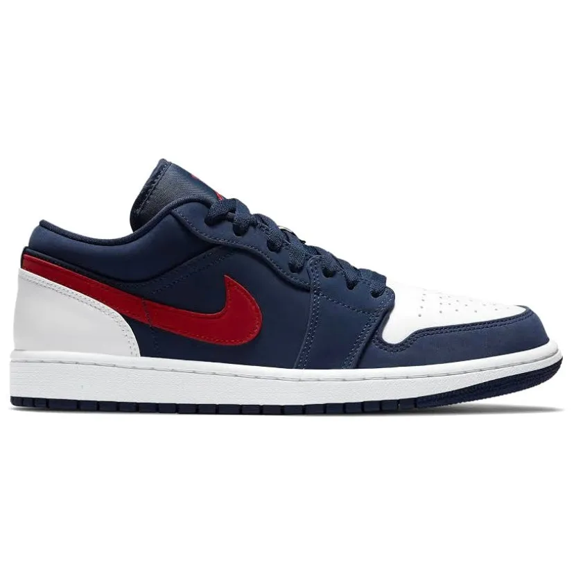 Air Jordan 1 Low USA Blue White Red