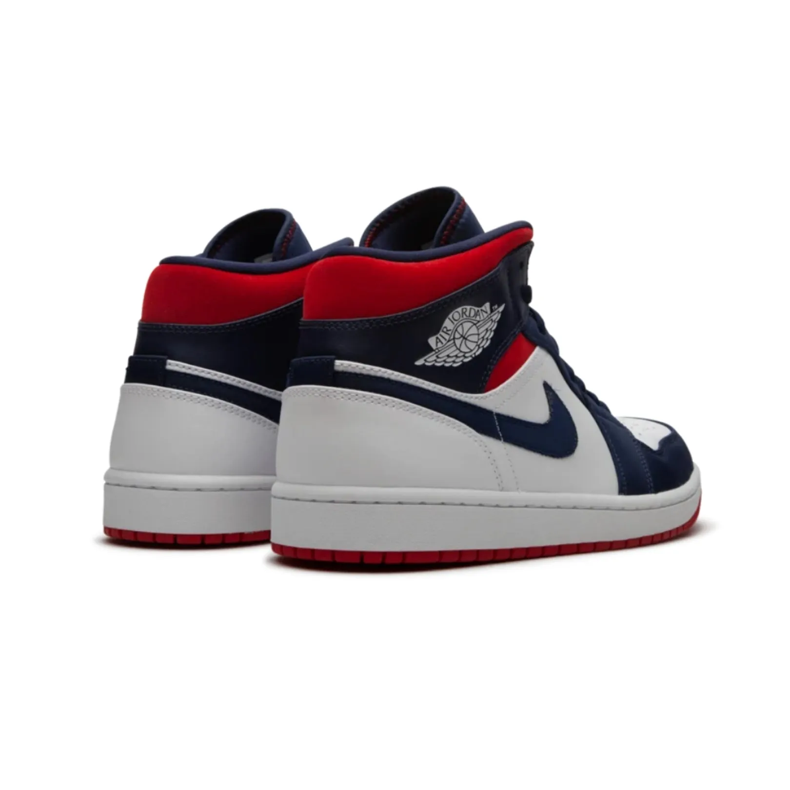 Air Jordan 1 Mid SE USA Navy White Red