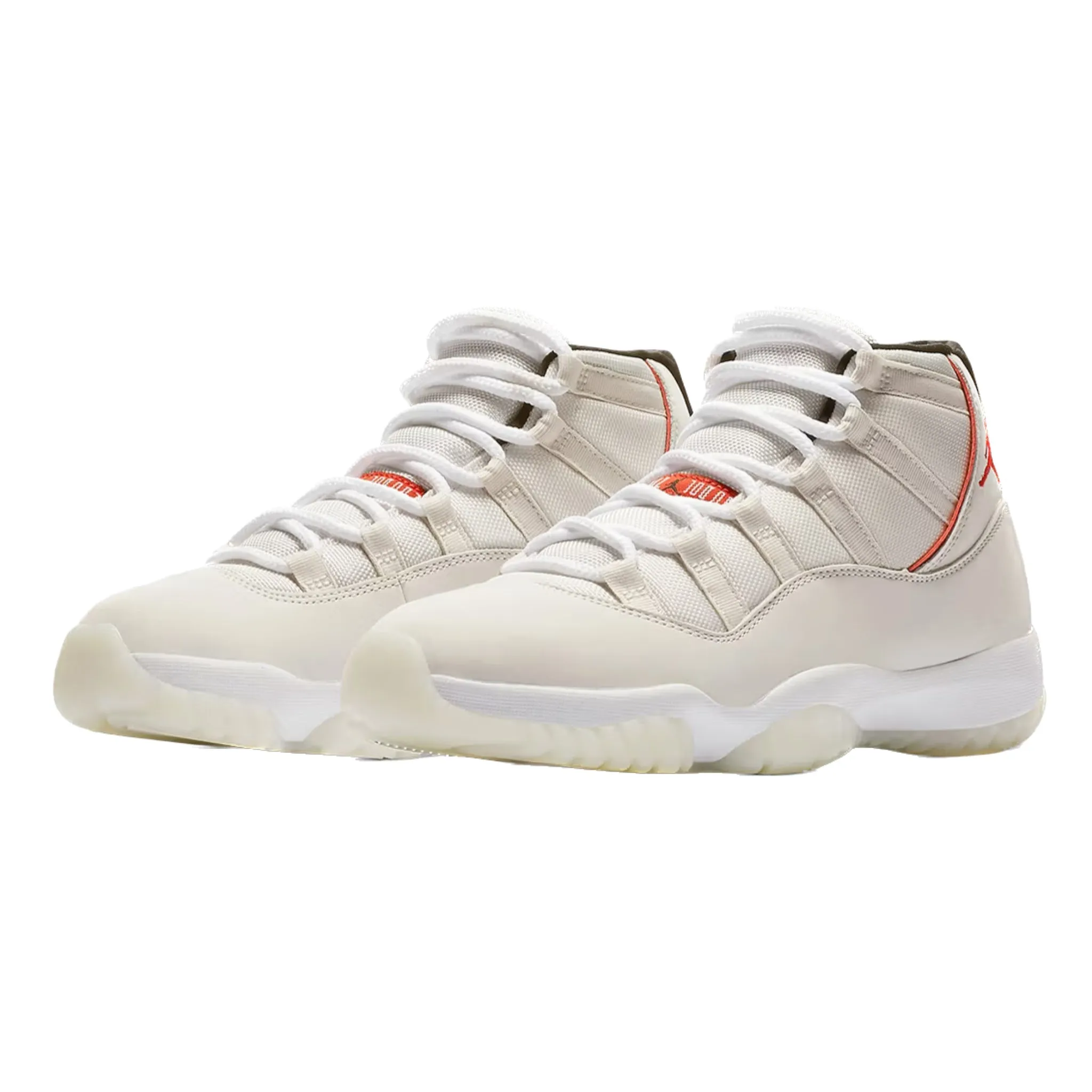 Air Jordan 11 Retro Platinum Tint Sail University Red Black