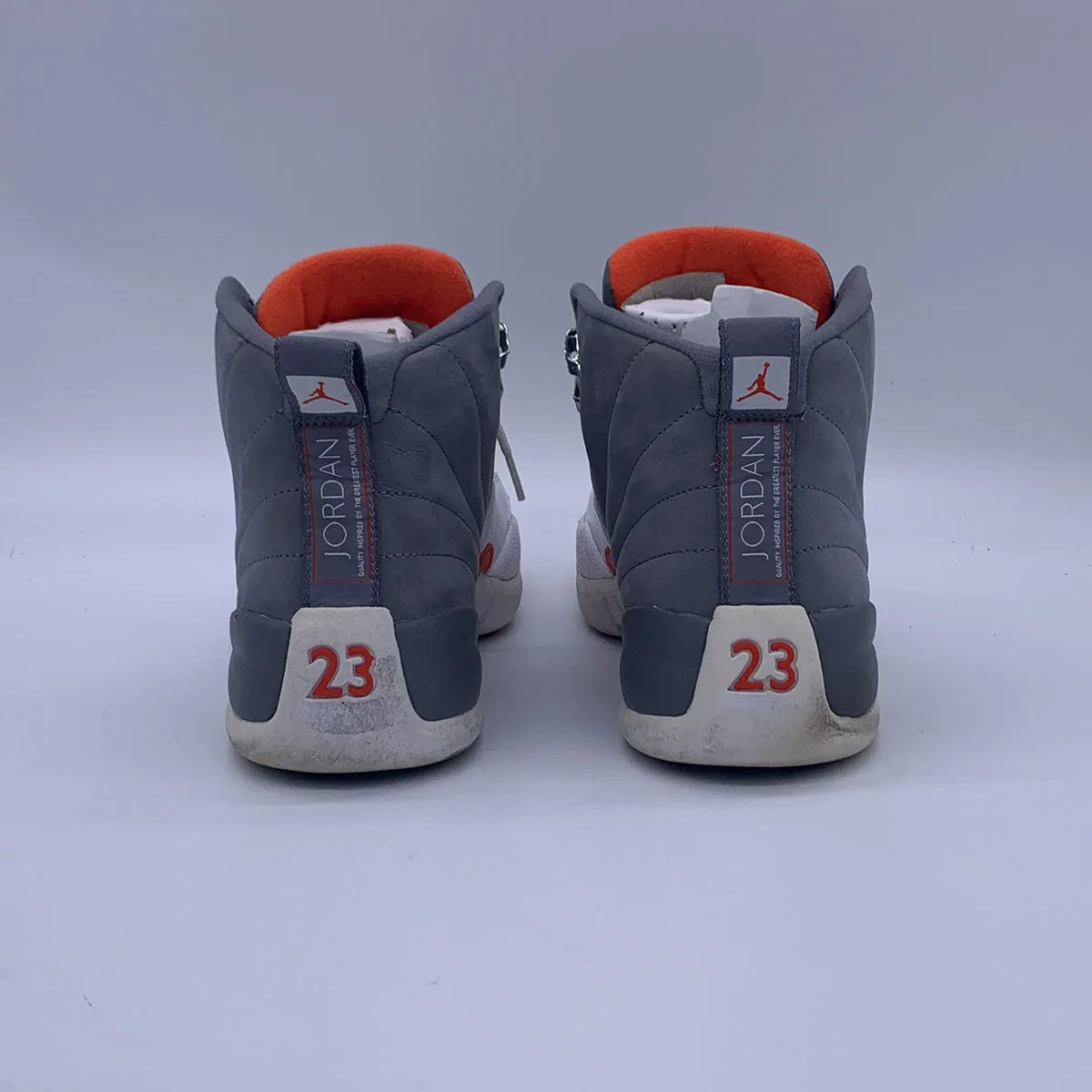 Air Jordan 12 XII Retro Cool Grey Team Orange (Pre-Owned)