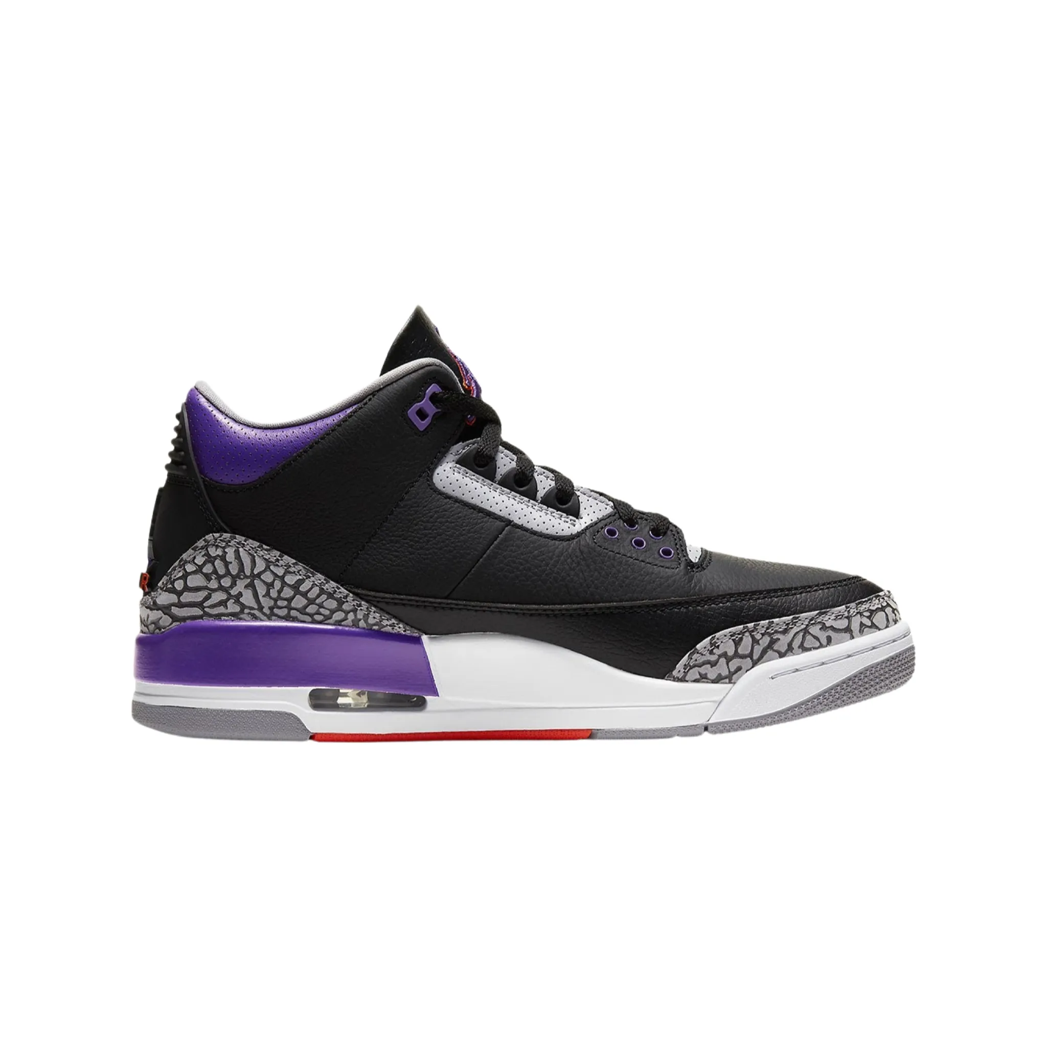 Air Jordan 3 Retro Black Court Purple Cement