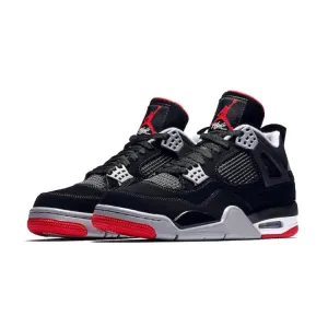 Air Jordan 4 Retro Bred (2019) Black Fire Red Tech Grey