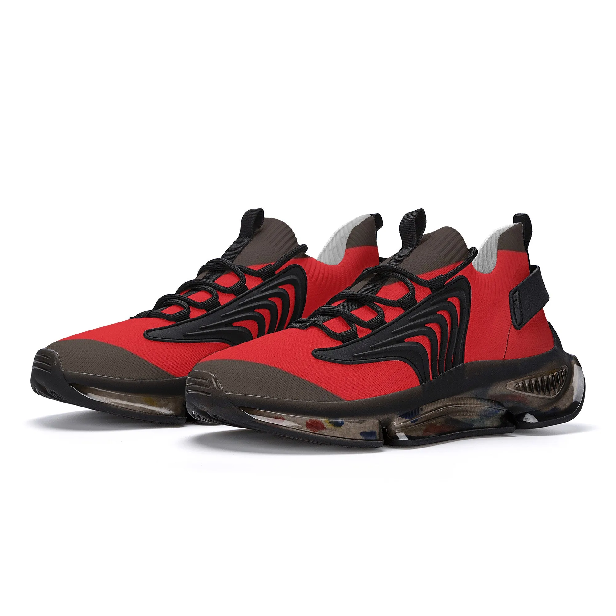 Air Max React Sneakers - Black/Red