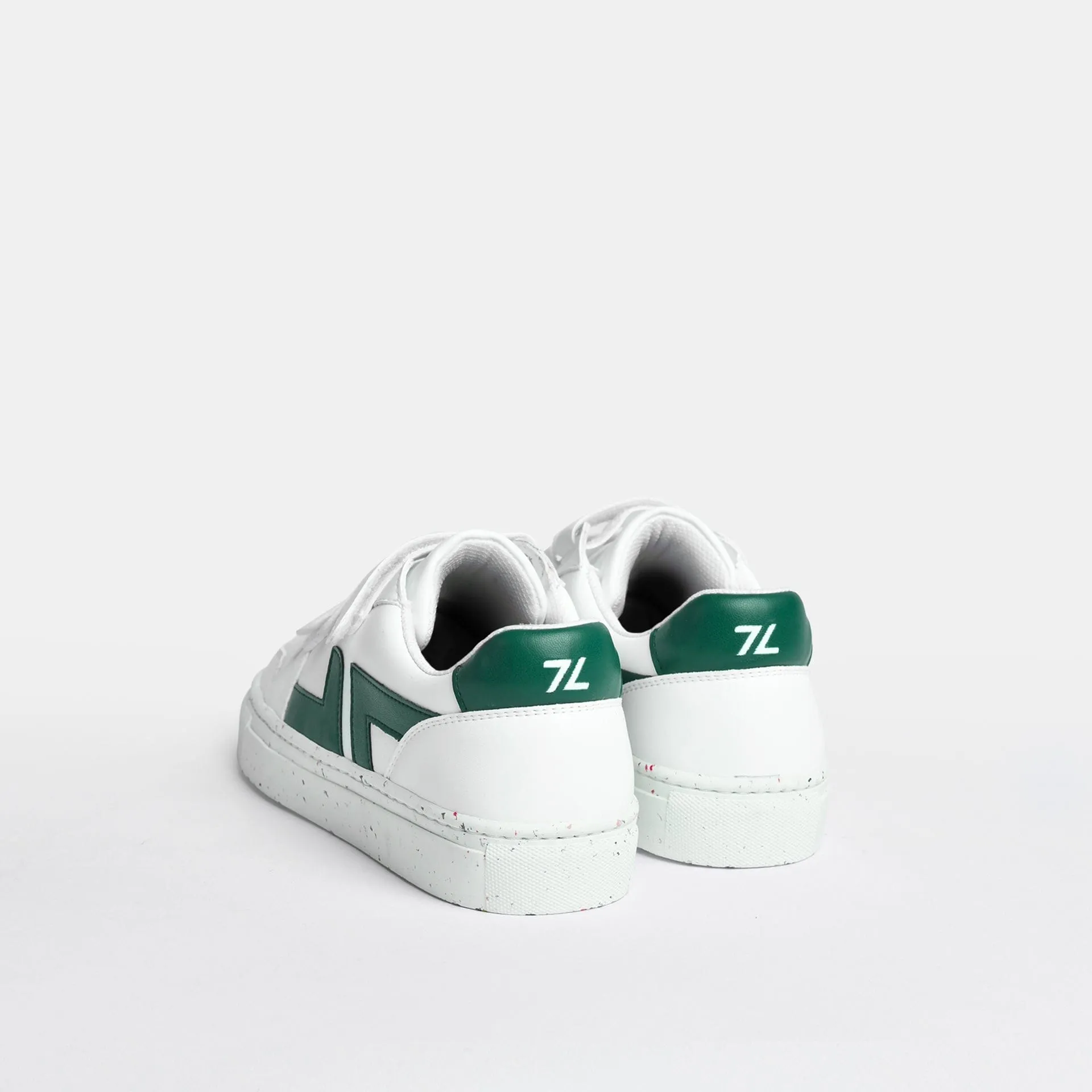 Alpha Vegan Leather Velcro Sneakers | Green