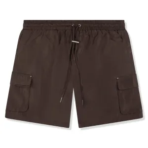 Azat Mard Combat Swim Shorts Chocolate