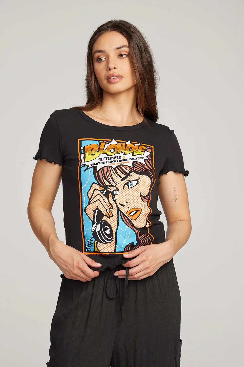 Blondie Hampton Beach Tee - Black