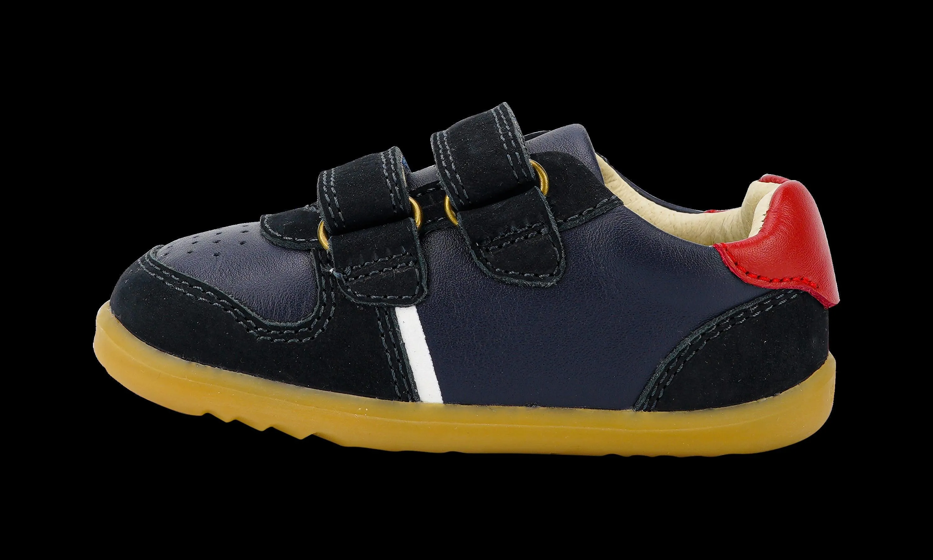 Bobux Riley Infant Boys Navy Red Shoe