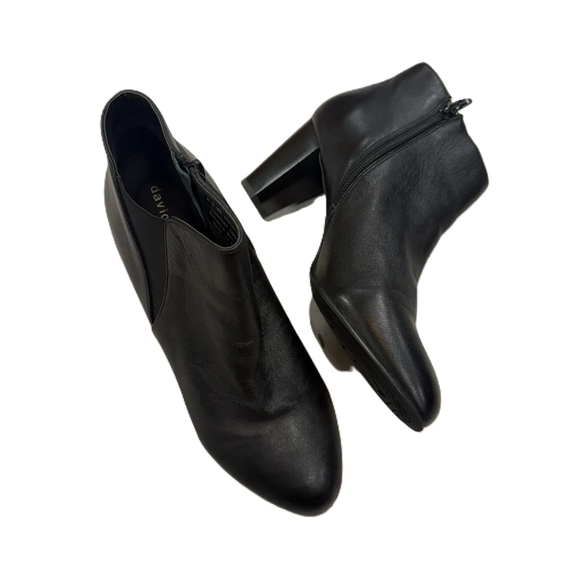 Boots Ankle Heels By David Tate In Black, Size: 8.5