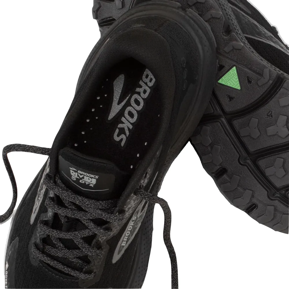 Brooks Women's Divide 5 GTX Sneaker (Black/Alloy/Primer Grey)