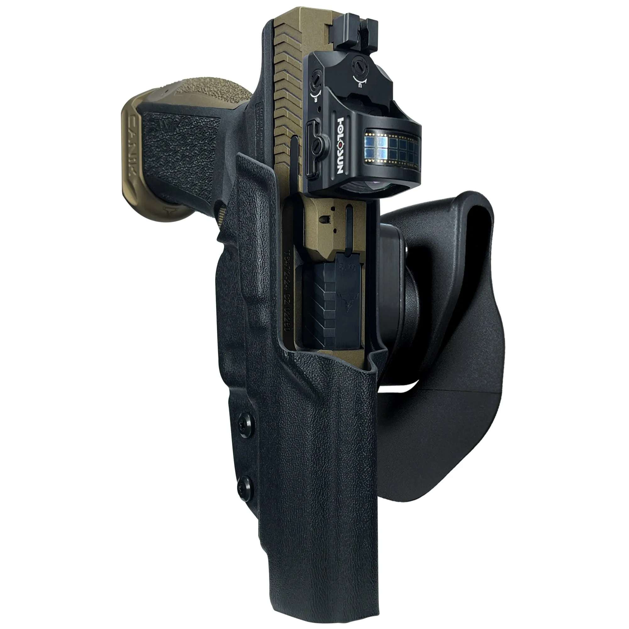 Canik TTI Combat OWB Quick Release Paddle Holster