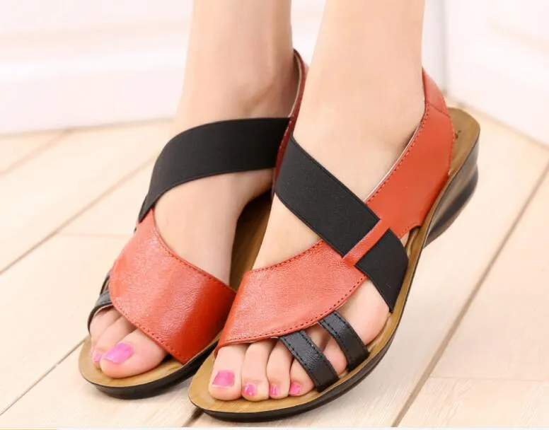 Chic Genuine Leather Sandals