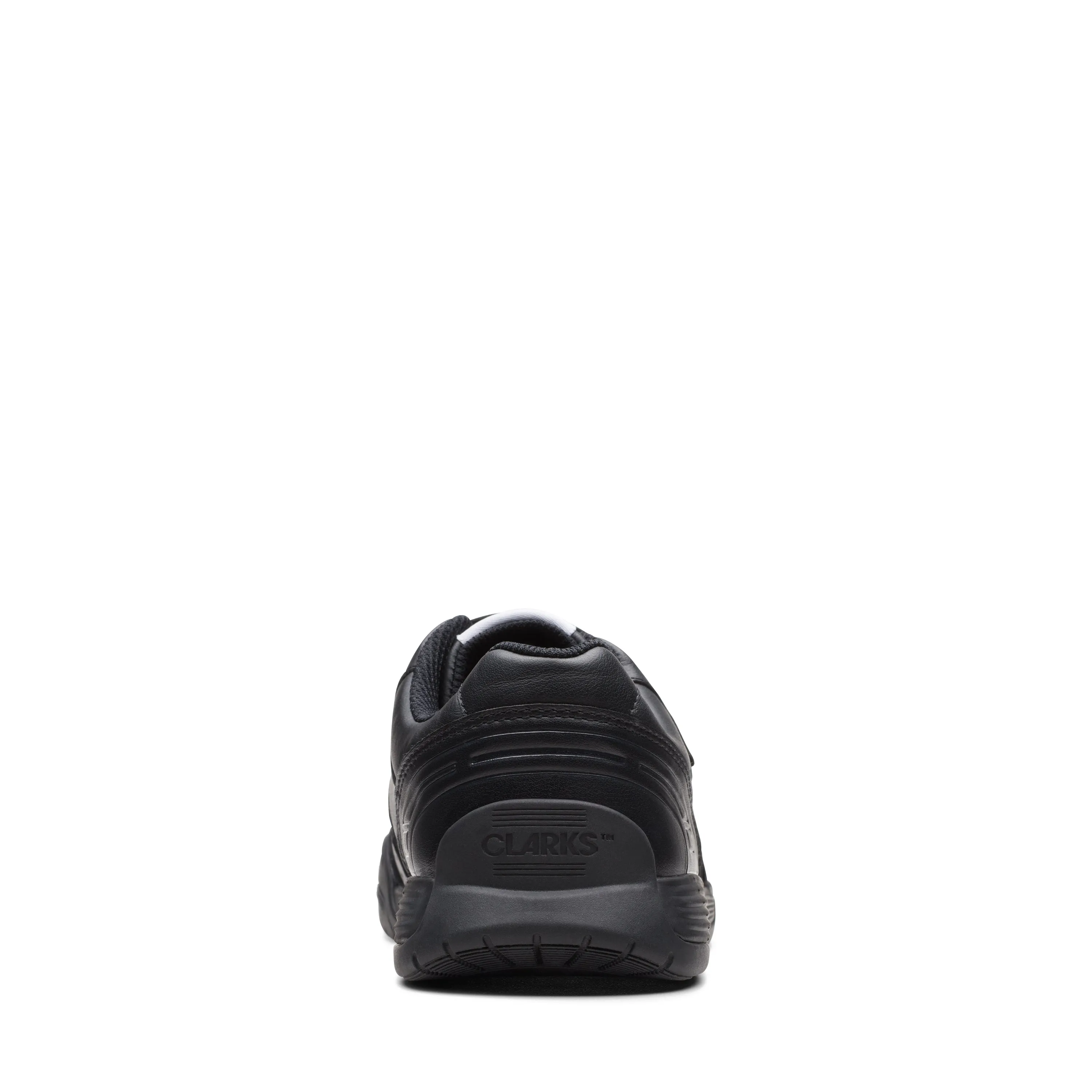 Clarks Cica Star Orb Y Boys Black School Shoes