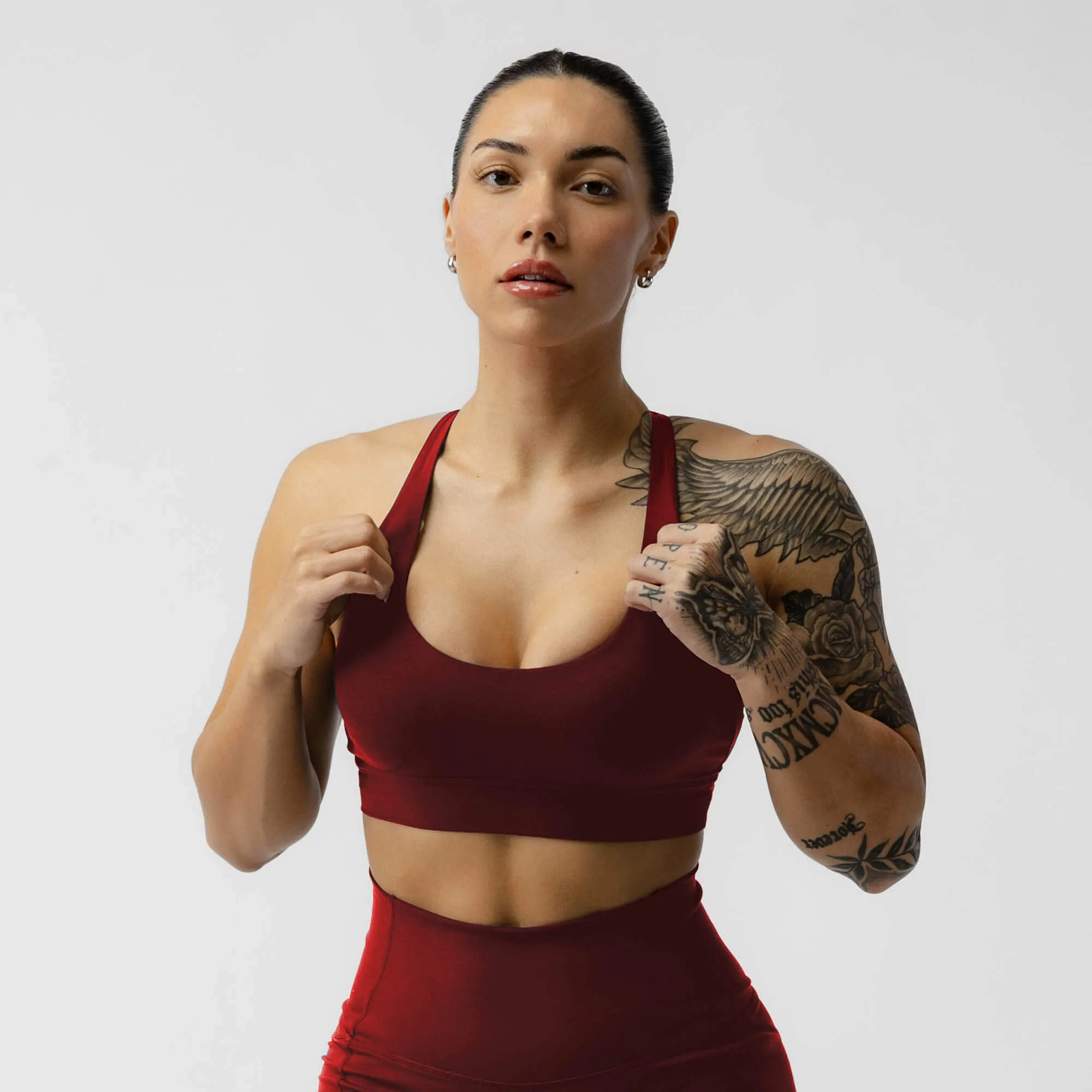 Combat Bra - Ember Red