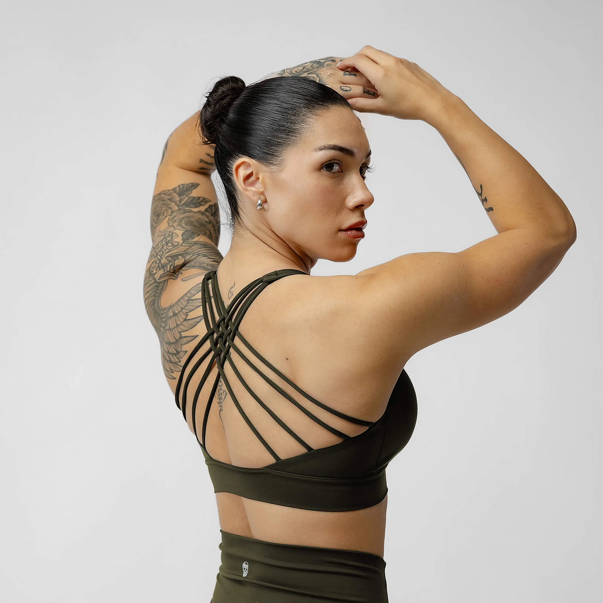 Combat Bra - Forest Green