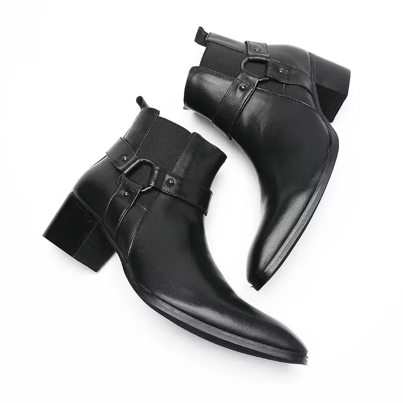 ConfidentLux Leather Ankle Boots