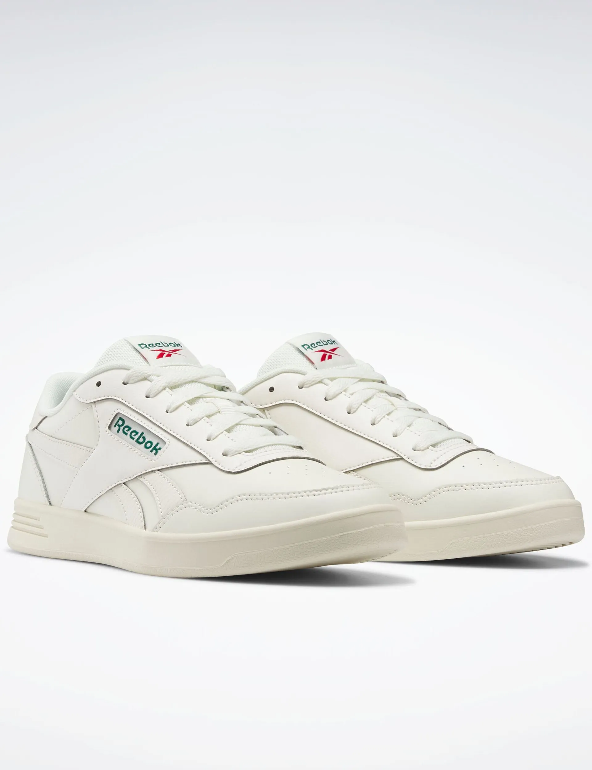 Court Advance Shoes - Chalk/Dark Green/Flash Red