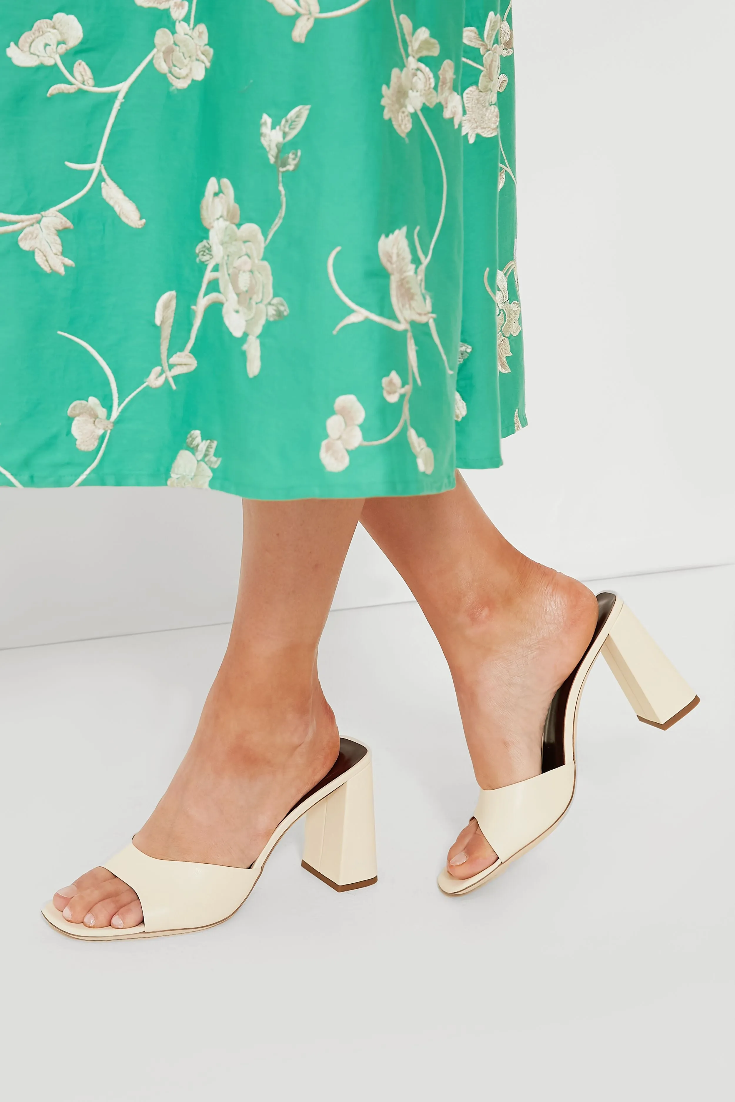 Cream Sloane Heel