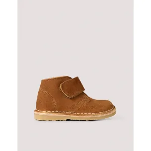 Desert Boot with Velcro - Chestnut Suede