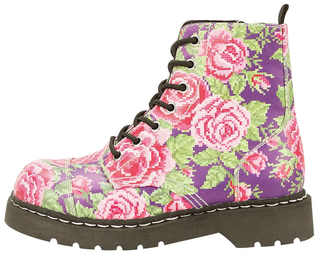 Digital Rose Boots - *FINAL SALE/NON-RETURNABLE