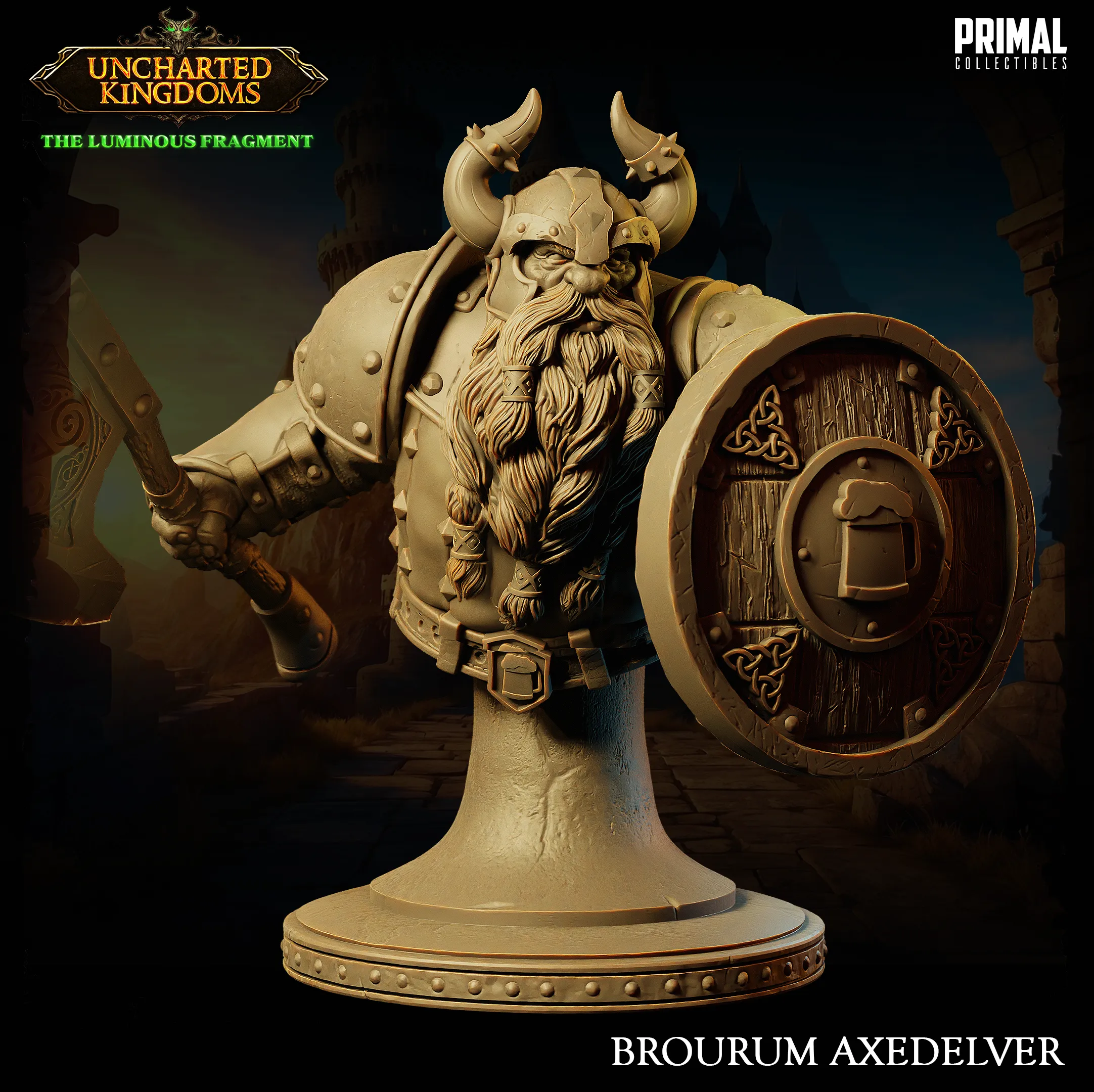 DNDUK - Bruenor Battlehammer - Brourum Axedelver - Male Shield Dwarf miniature