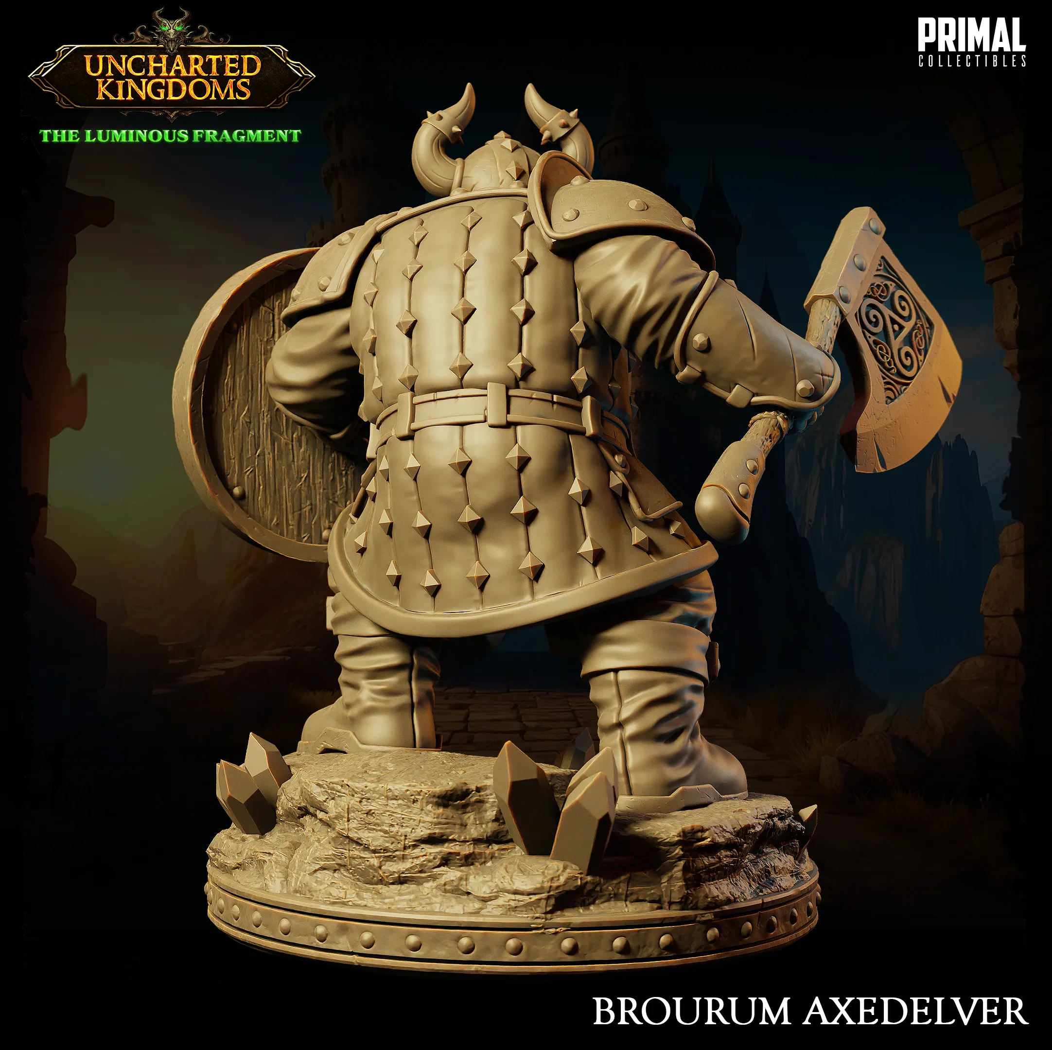 DNDUK - Bruenor Battlehammer - Brourum Axedelver - Male Shield Dwarf miniature