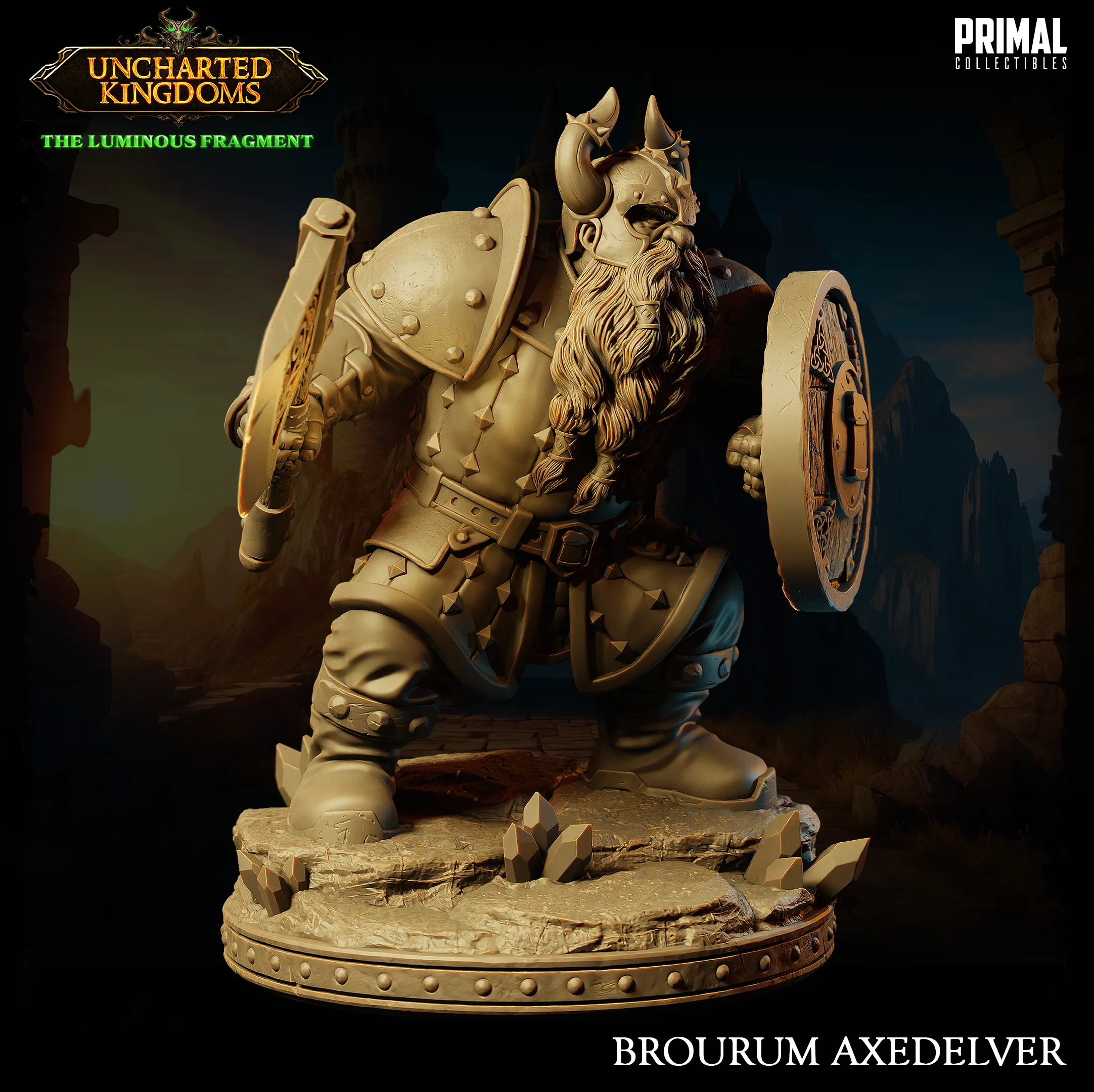 DNDUK - Bruenor Battlehammer - Brourum Axedelver - Male Shield Dwarf miniature