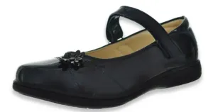 Easy Strider-  Navy Patent Flat