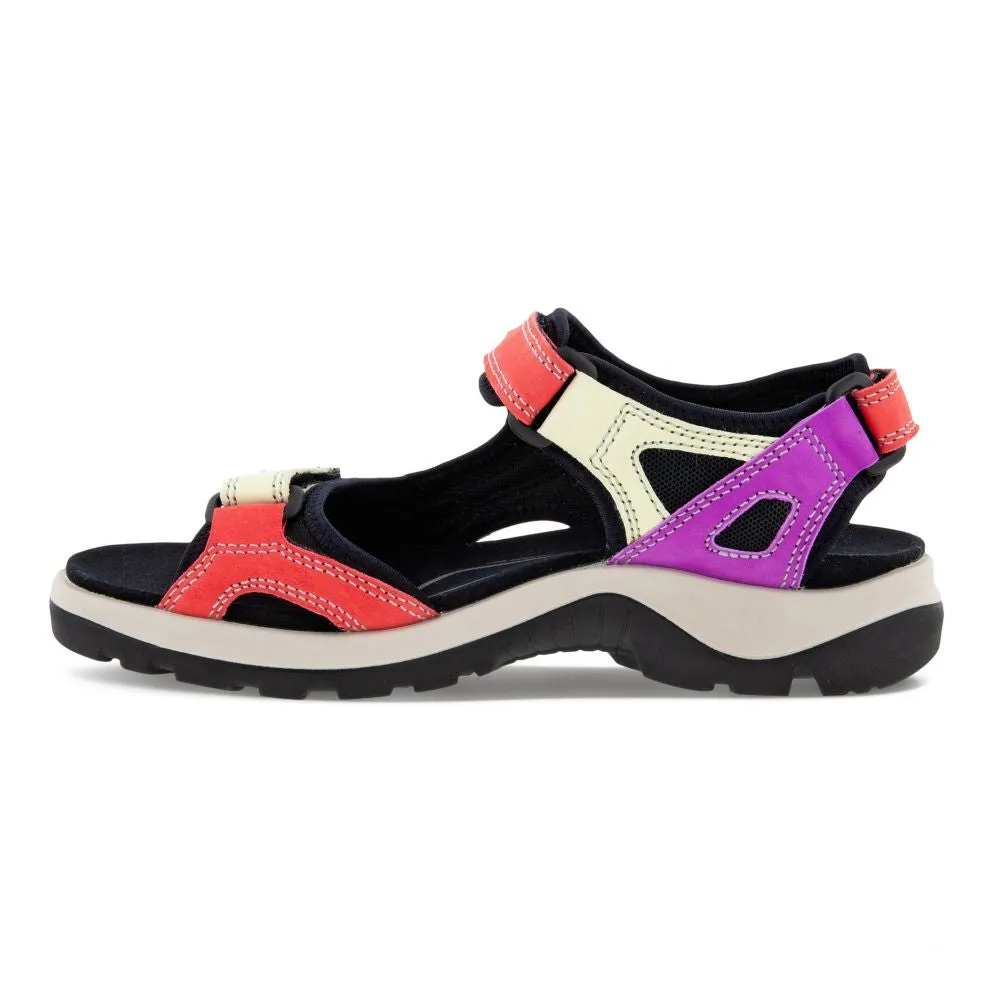 'Ecco' Women's Offroad Sandal - Multicolor Hibiscus