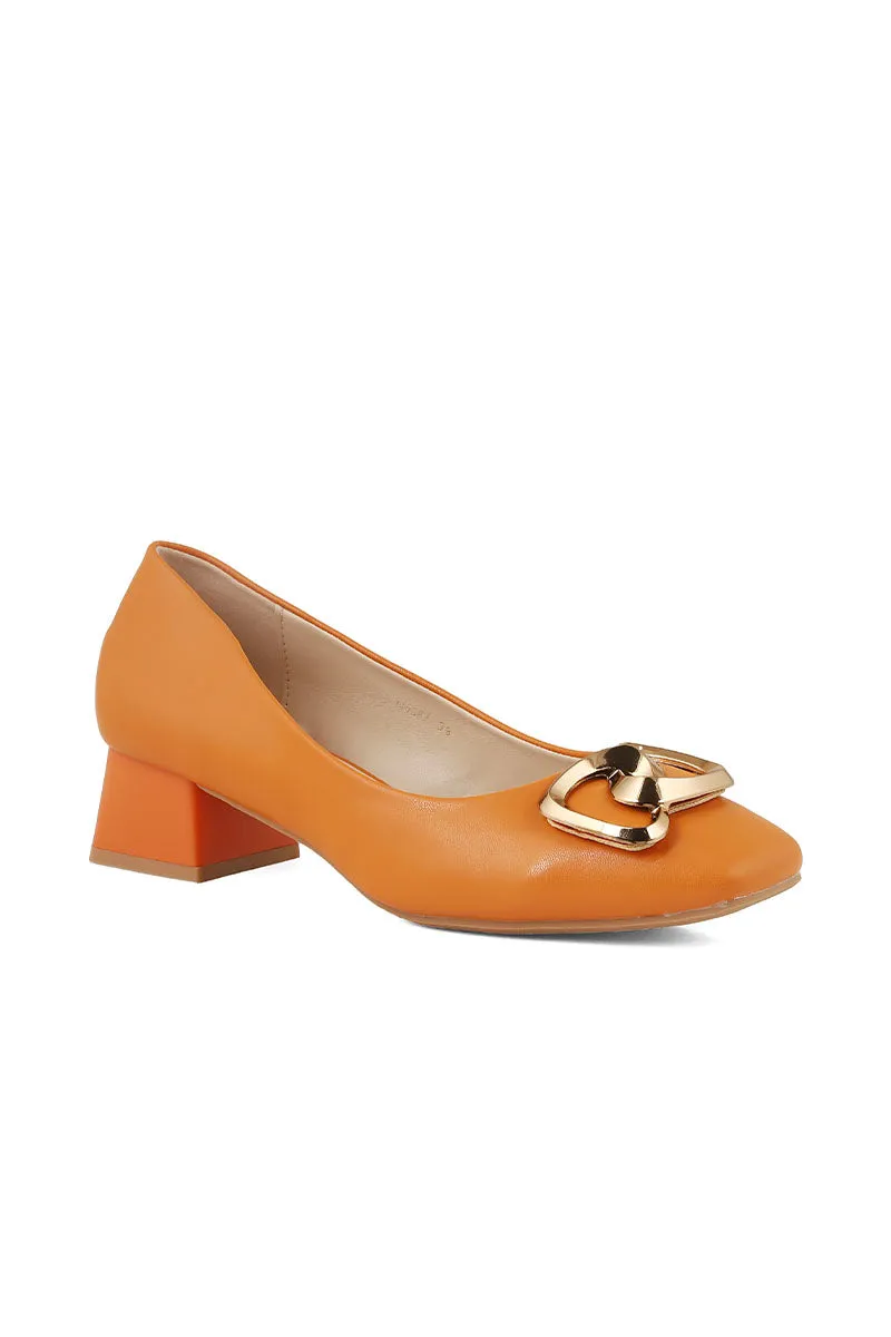 Formal Court Shoes I44387-Orange