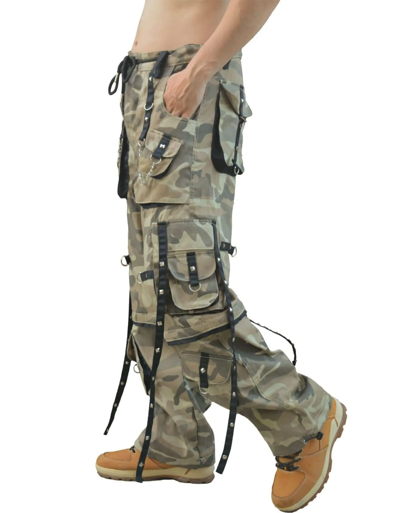 Gothic Camo Baggy Pants