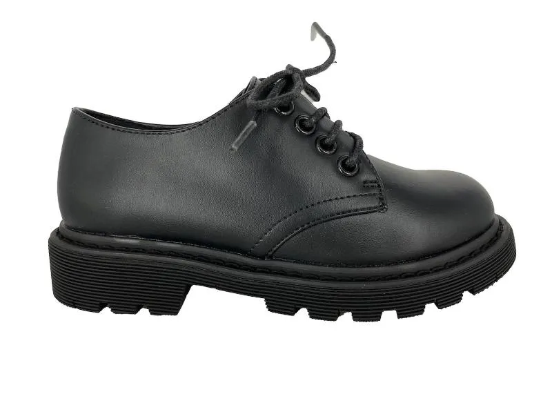 Gotta Flurt Girl's Academy Black Synthetic Leather Oxford School Student Shoes