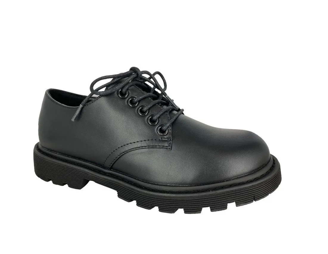 Gotta Flurt Women's Academy Black Synthetic Leather Oxford School Student Shoes