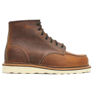 Heritage Nubuck Leather 6 Inch Classic Men's Moc Toe Boots