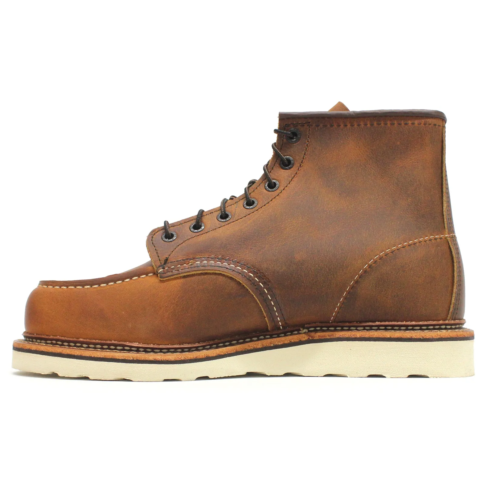 Heritage Nubuck Leather 6 Inch Classic Men's Moc Toe Boots