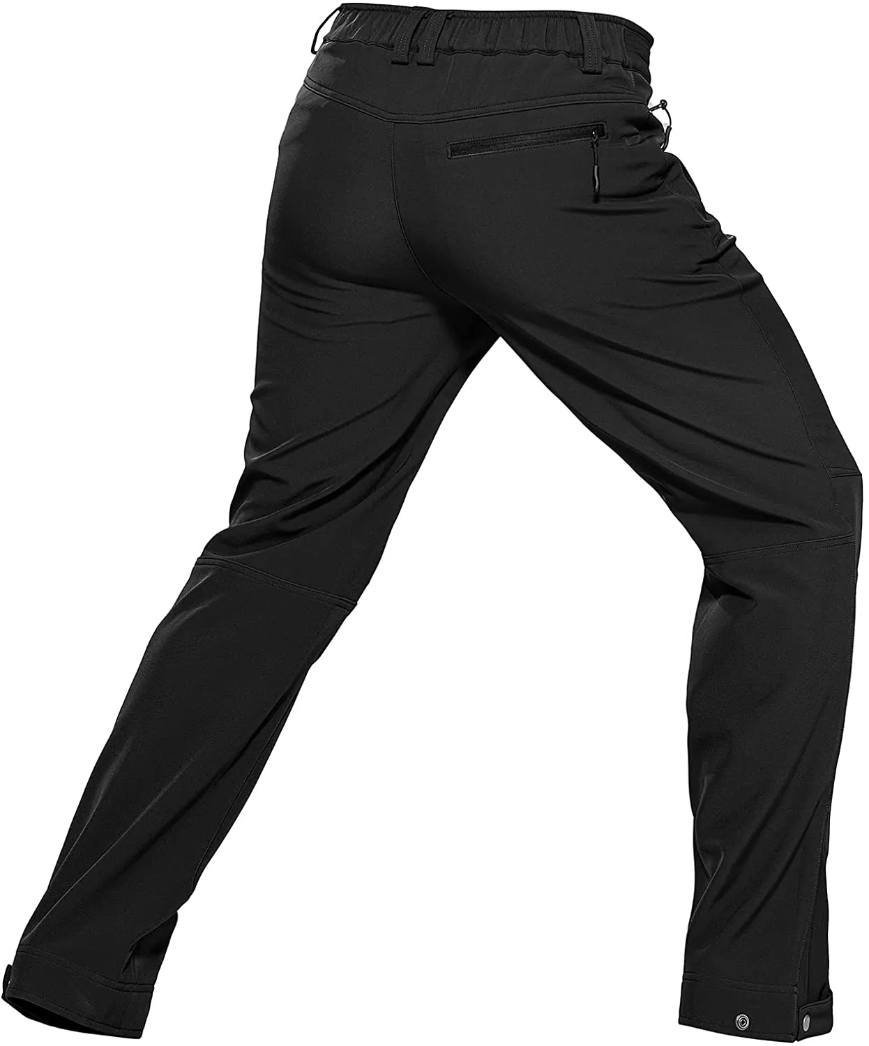 Hiauspor Herren-Wanderhose-Thermohose-Winter-Softshellhose-Skihose-Outdoorhose-Gefüttert