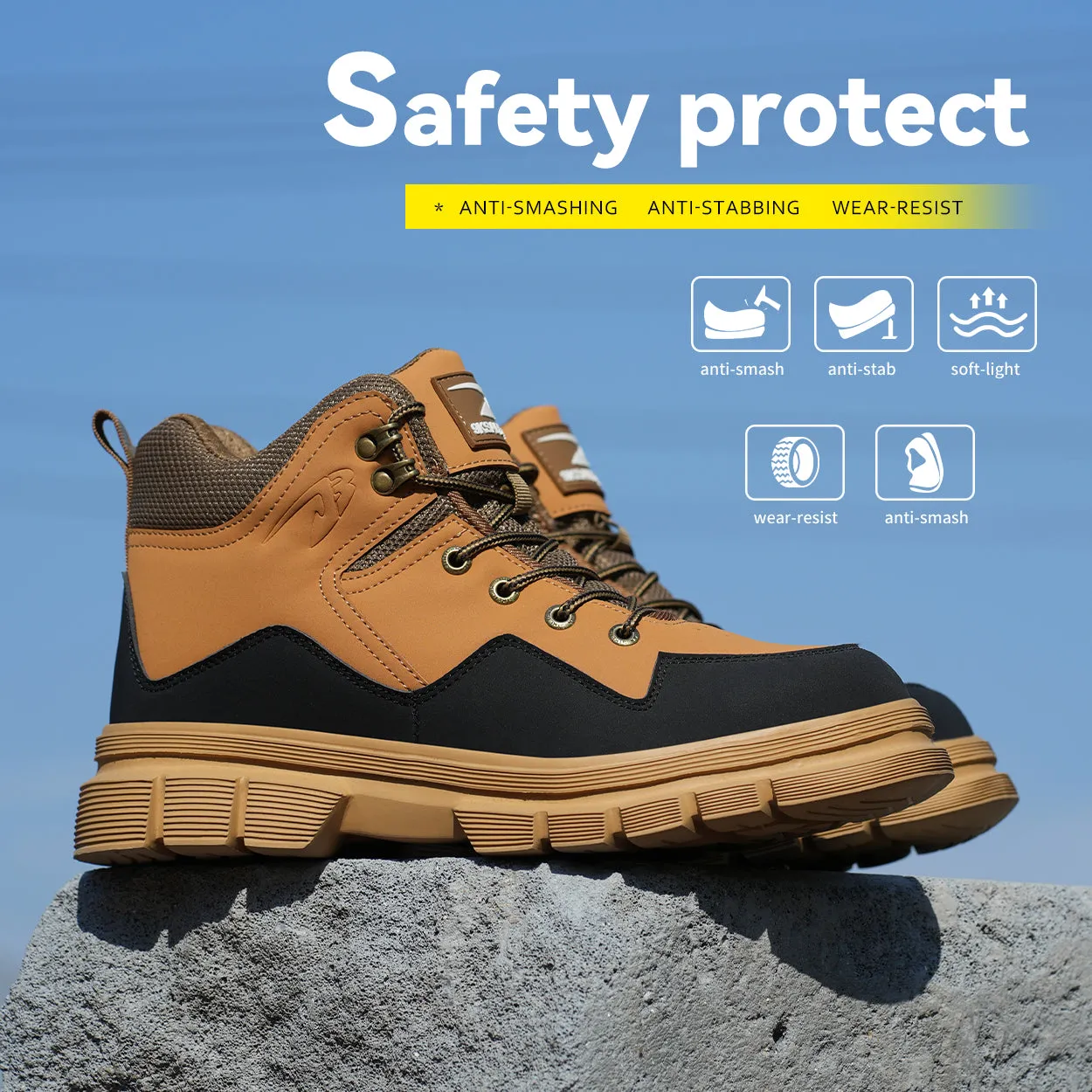 Hiking Industrial Safety Boots for Men (JB-681)