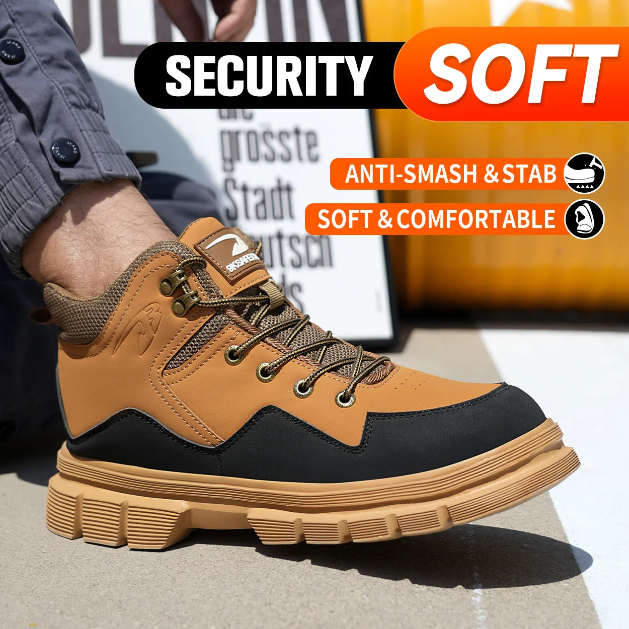 Hiking Industrial Safety Boots for Men (JB-681)