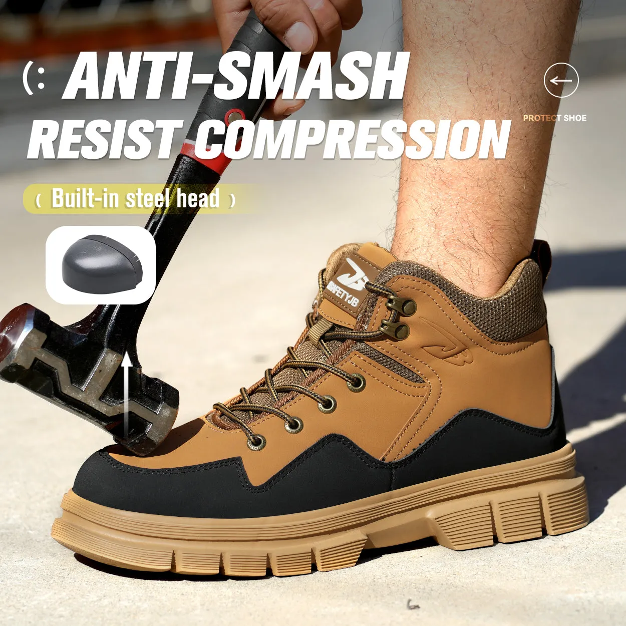 Hiking Industrial Safety Boots for Men (JB-681)