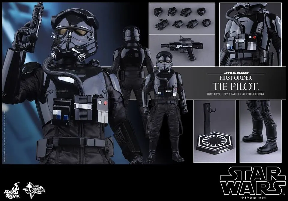 Hot Toys - MMS324 - Star Wars: The Force Awakens - First Order TIE Pilot