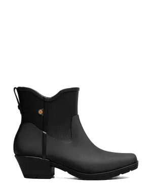 Jolene II Black Ankle Gumboots