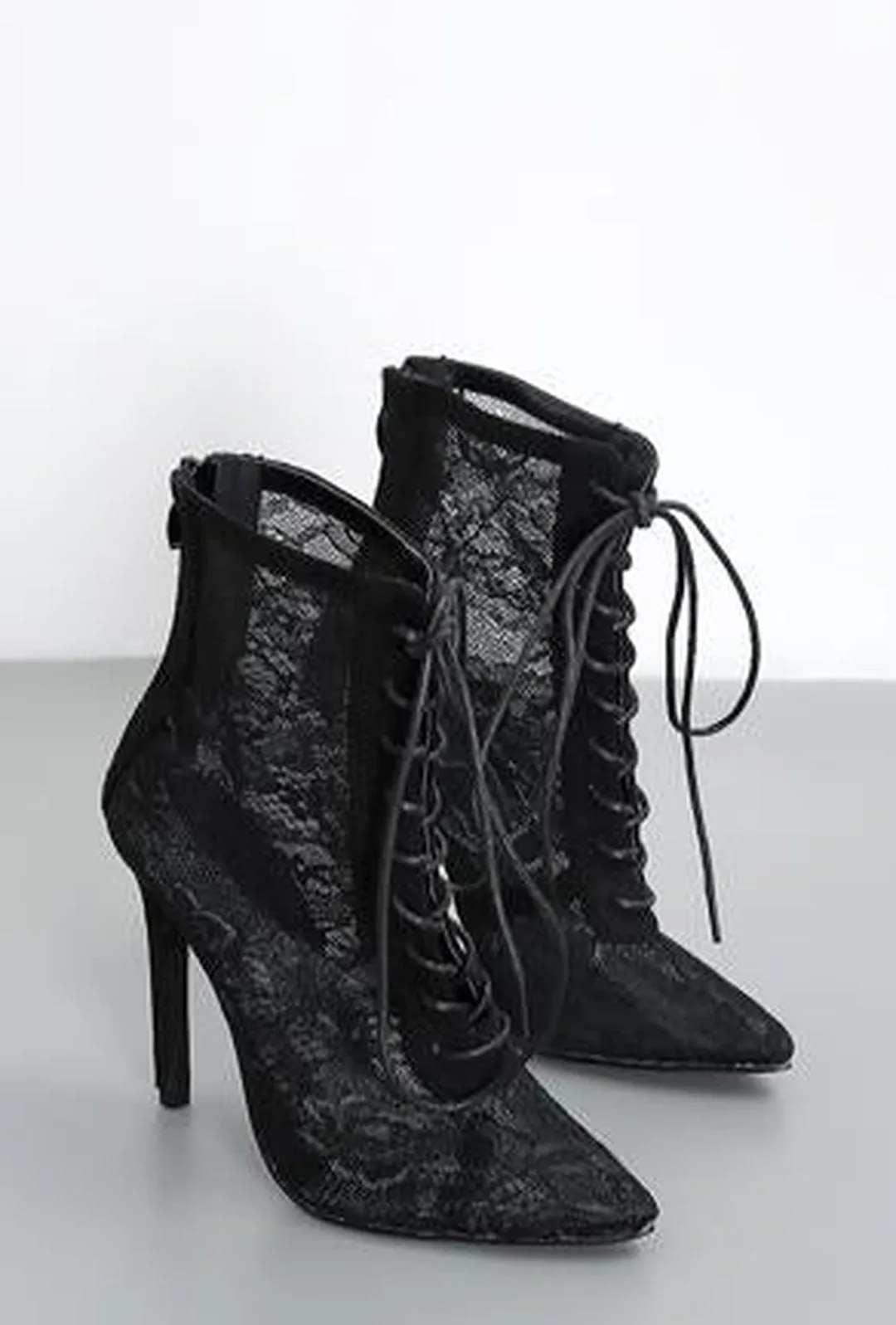 KEENA - LACE ANKLE BOOTS