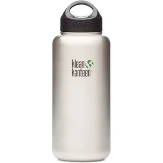 Klean Kanteen Wide Mouth Stainless Steel Bottle - 40 oz